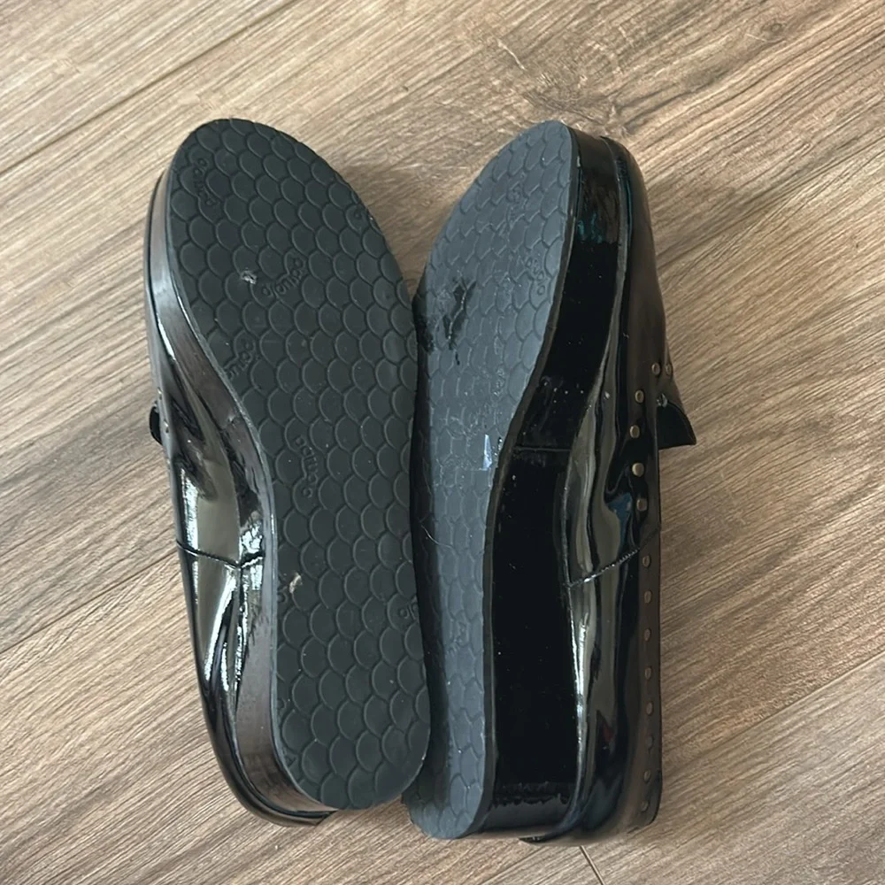 Paruolo studded patent leather black shoes SZ 9.5 ?